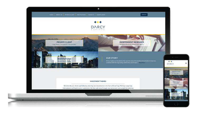 D'Arcy Capital Website Redesign
