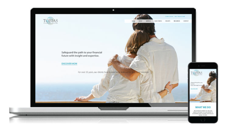 Website and Branding Redesign for Tobias Financial Advisors